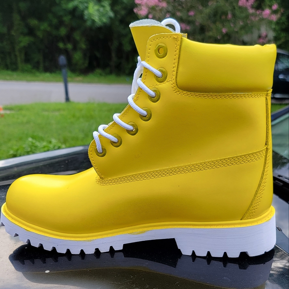 Timberland boots yellow custom - Picture 2 of 3